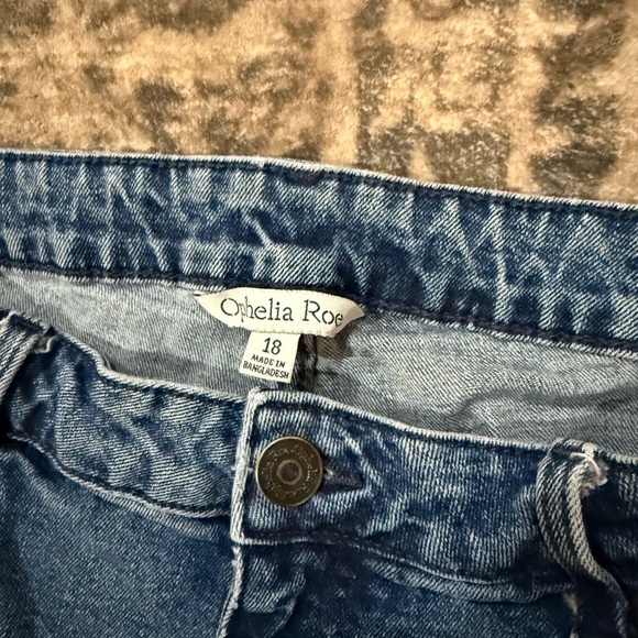 Ophelia roe Stylish Blue Flare Women's Jeans size 18 - Picture 4 of 6